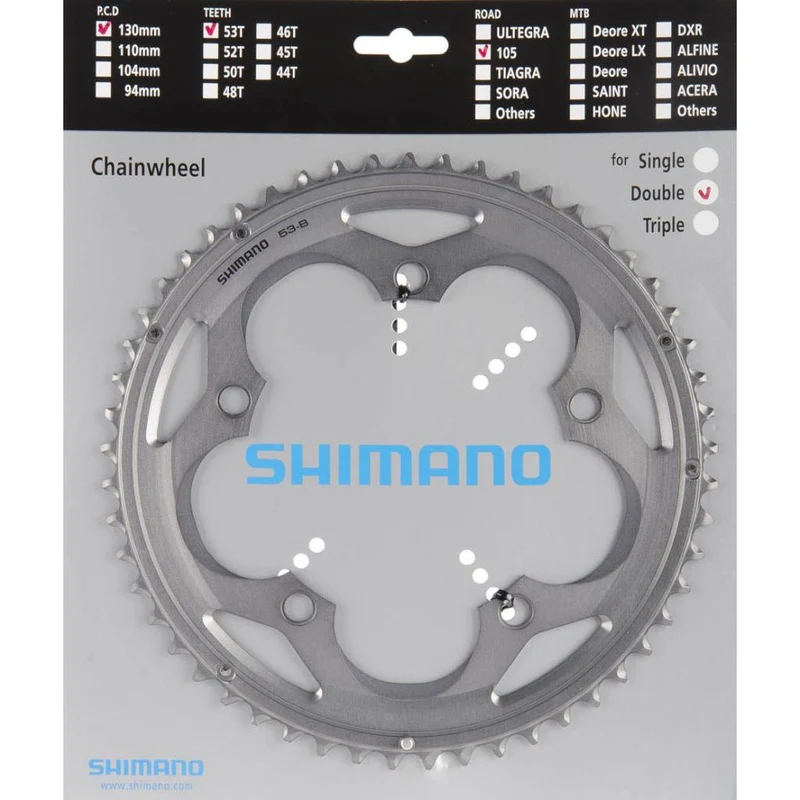 Shimano Kettenblatt 53Z.5700 2f. Silb.