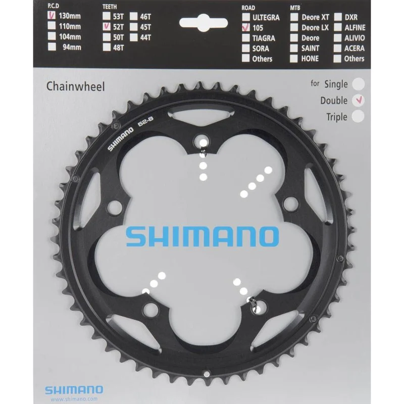 Shimano Kettenblatt 52Z.5700 2f. Schw.