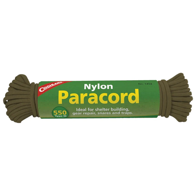 Coghlan's Nylon Paracord 50' / 15.25m Camping Rope Outdoor Survival Equipment