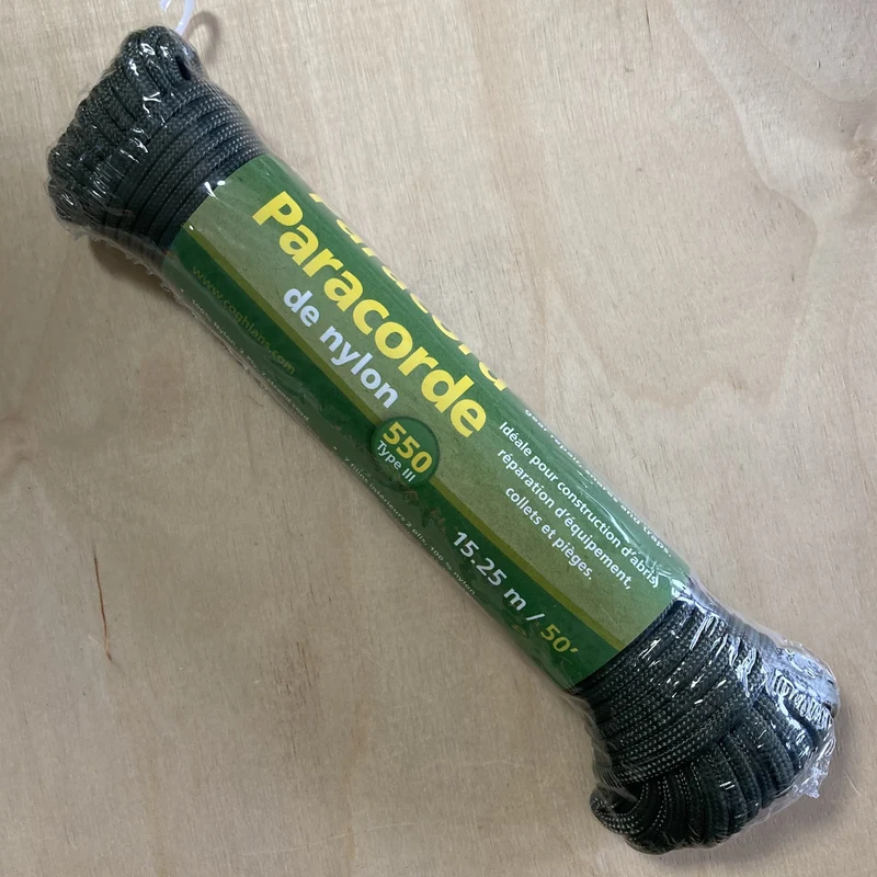 Coghlan's Nylon Paracord 50' / 15.25m Camping Rope Outdoor Survival Equipment