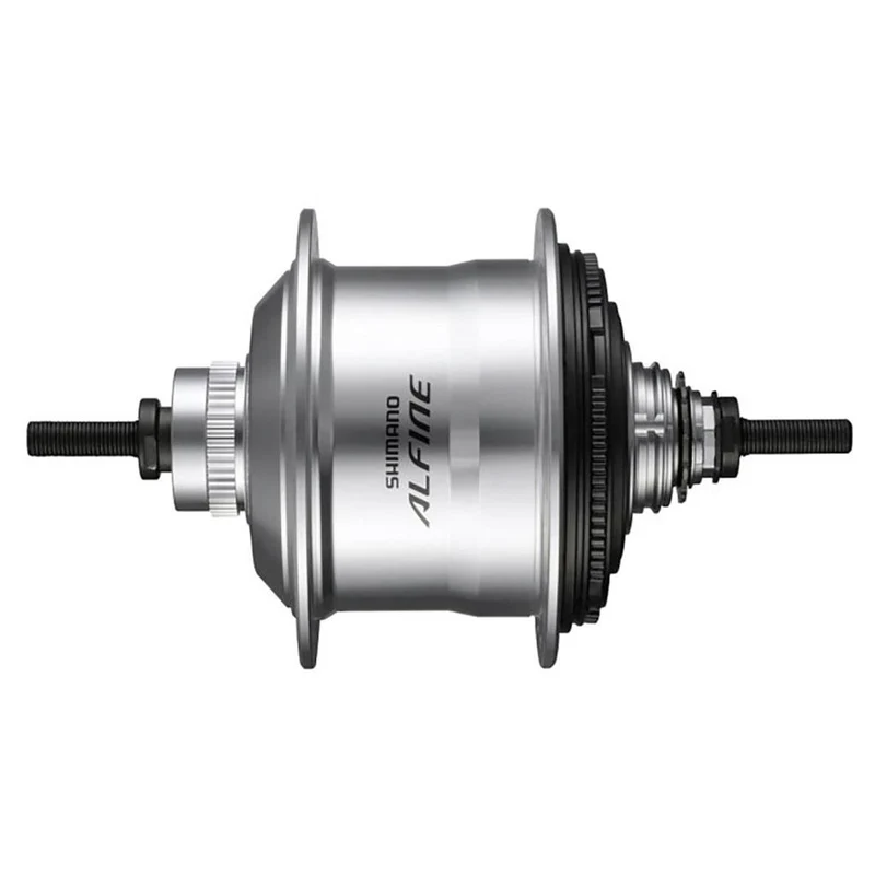 Shimano Hinterrad-Nabe Alfine 11 36L Center-Lock Silber