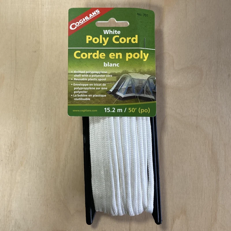 Coghlan's 6mm Poly Cord 50' / 15.2m Camping Rope Outdoor Survival Equipment