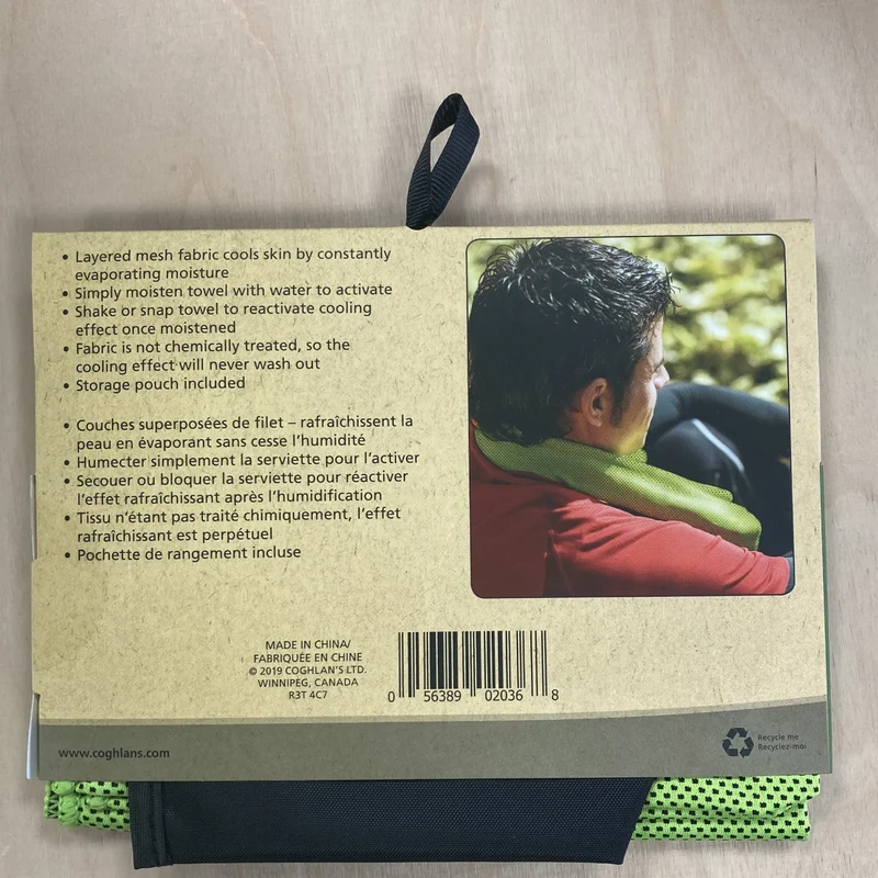 Coghlan's Cooling Towel 30 cm x 100 cm Outdoor Survival Equipment