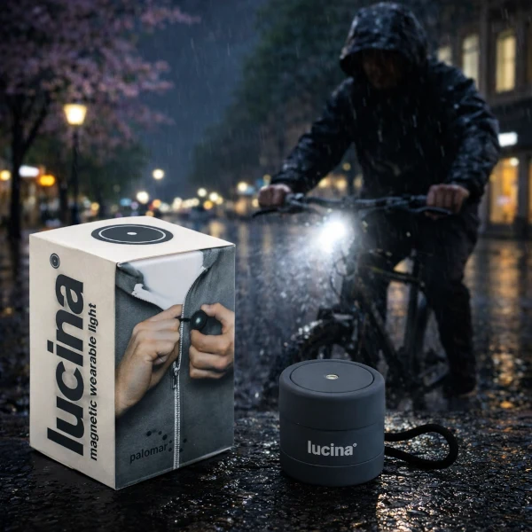 Palomar Lucina Magnetic Wearable Front Bike Light