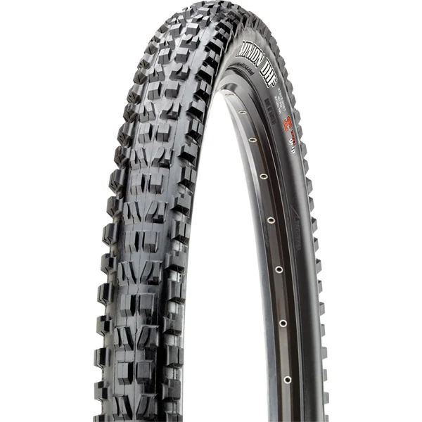 Maxxis Minion DHF 26x2.3" 60 TPI Folding Dual Compound ExO TR 26 Inch Clincher Bike Tyre