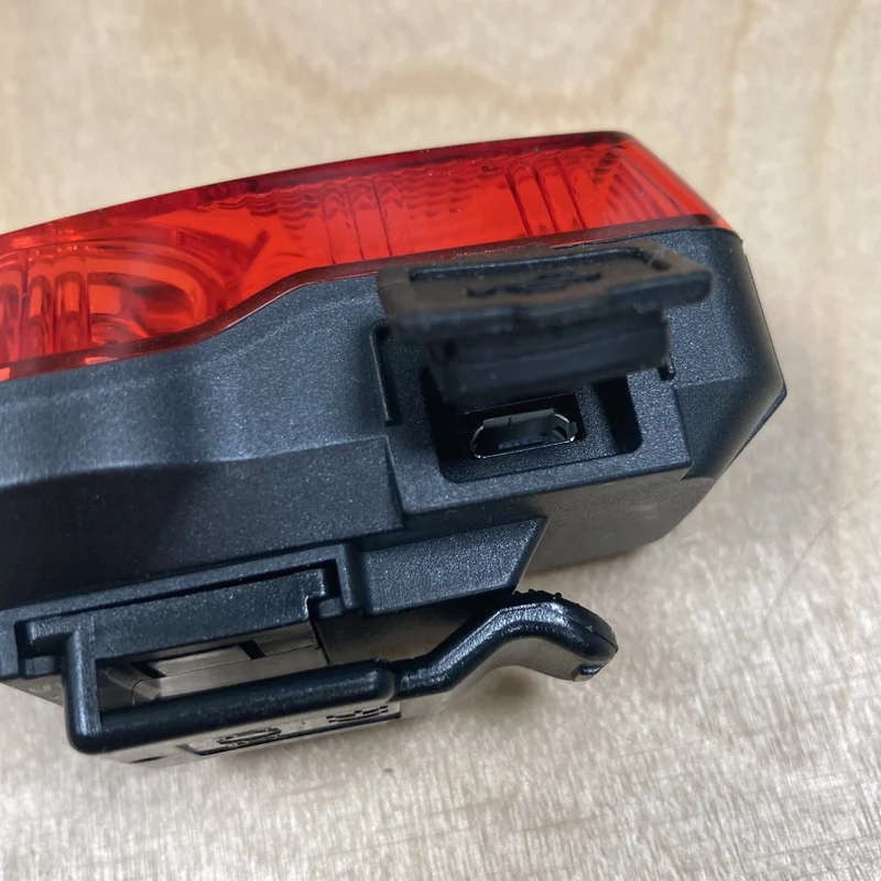 Rear Bike Light Smart Superflash 0.5W Rechargeable Black