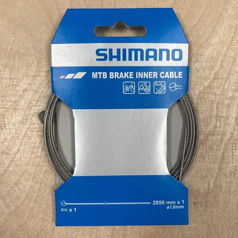 Shimano XTR MTB Brake Cable Stainless Steel Single Inner Wire 1.6 x 2050mm