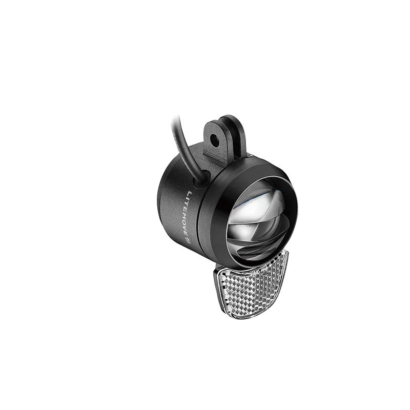 Litemove 12 V (7,5~16 V), 110 Lux, Halter oben LED-E-Bike-Scheinwerfer Litemove SEC-110