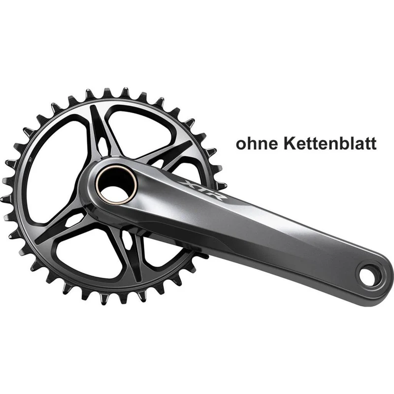 Shimano Kurbelgarnitur XTR 165 Eng.Q. O.Kbl