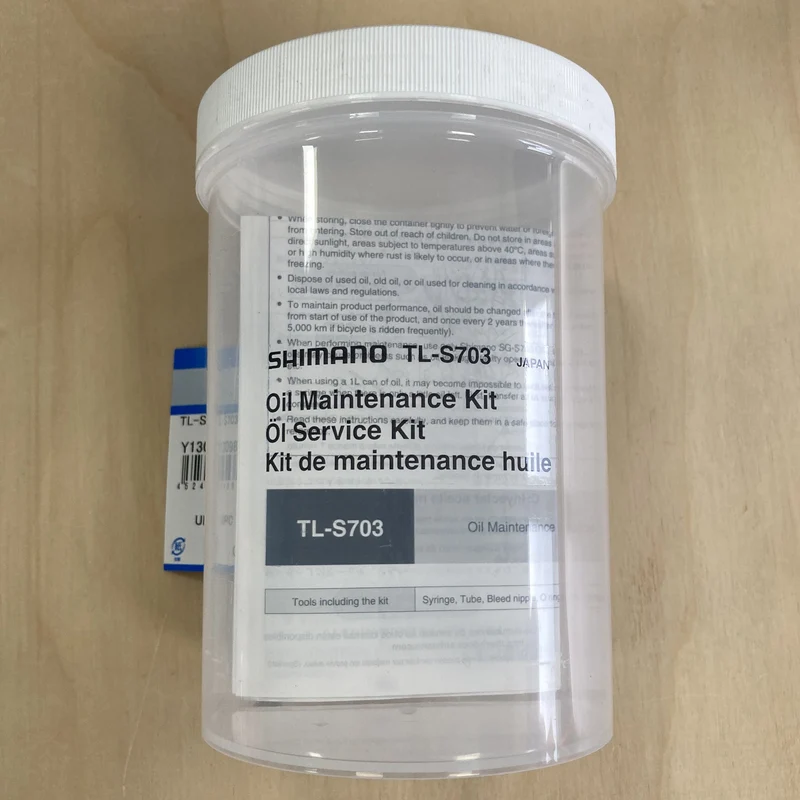 Shimano S703 Drain Pot & Syringe Kit Tool