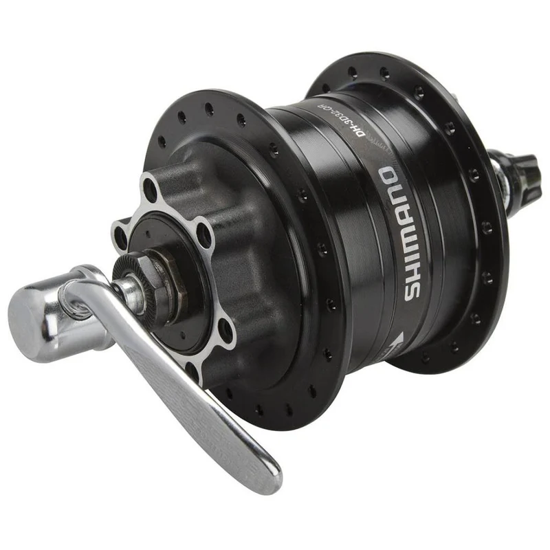 Shimano Nabendynamo 3D32 32L Qr 6L Schwarz
