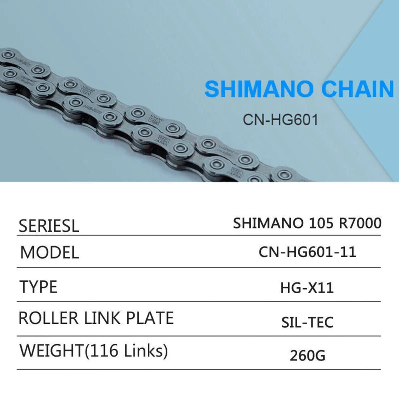 Shimano HG601 SLX/105 11 Speed Bike Chain