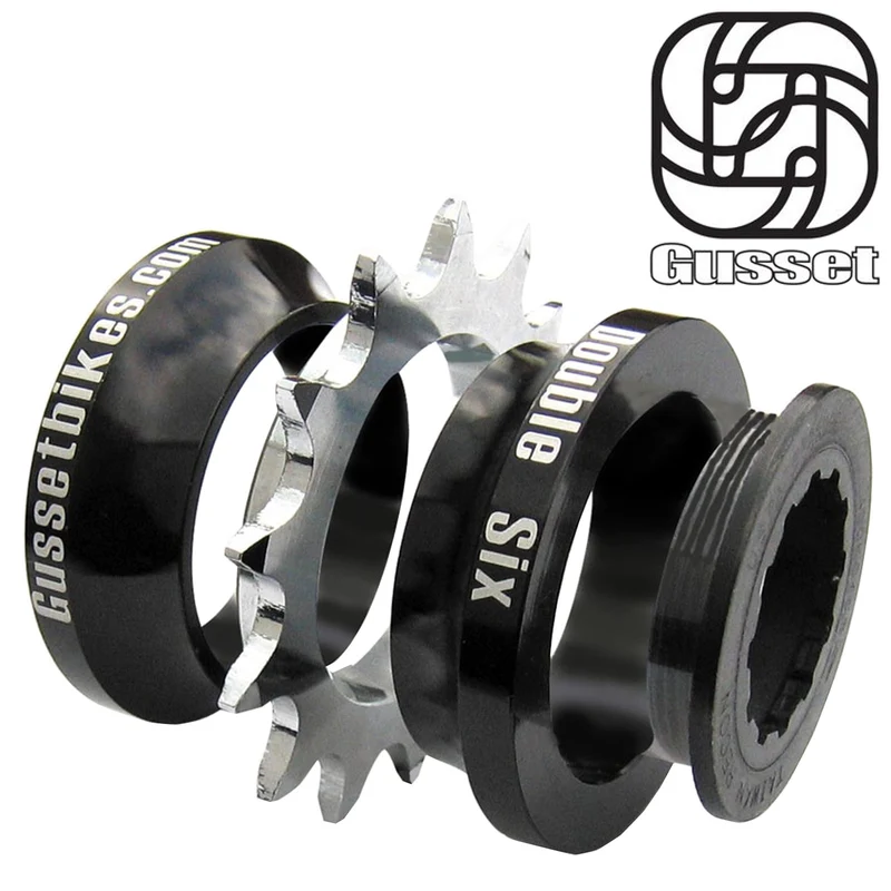 Gusset 1-ER Double Six Single Speed 12T Conversion Kit