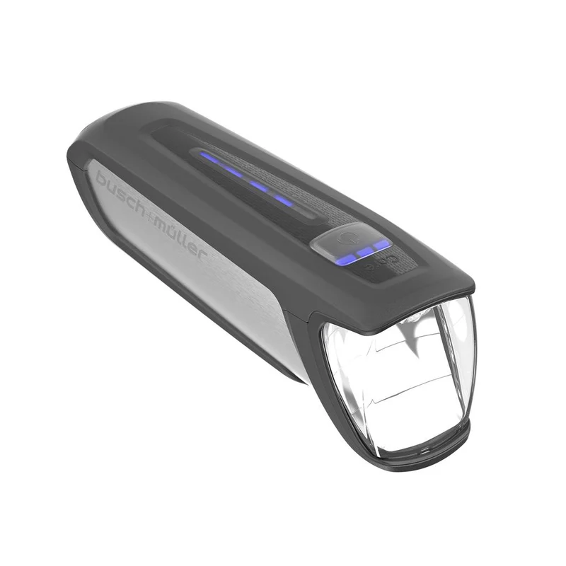 Busch & Müller 70 Lux, silber, mit Lenkerhalter LED-Akku-Scheinwerfer b&m Ixon Core 2
