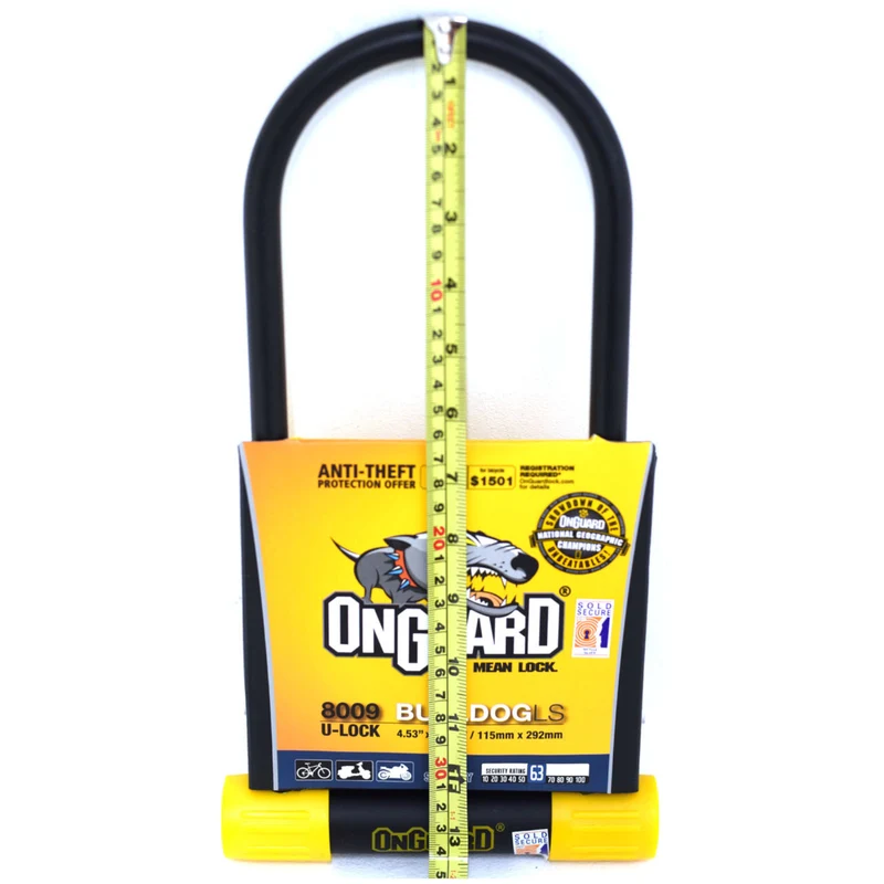 Onguard Bulldog LS 8009 Bike D Lock