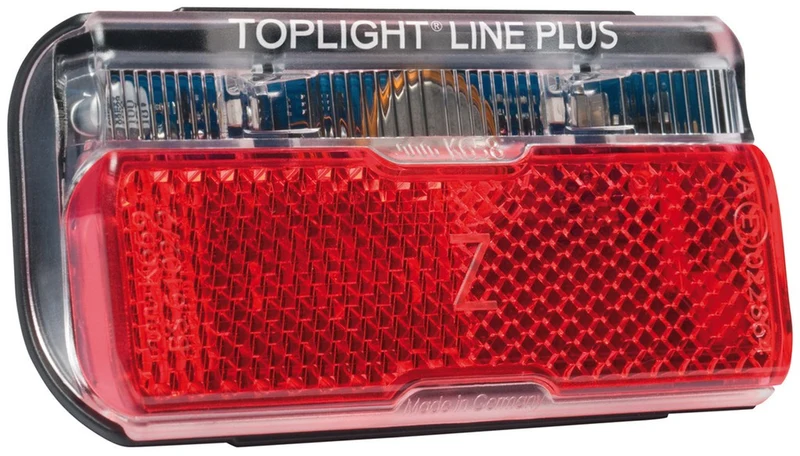 Busch & Müller Rücklicht b&m Toplight Line brake plus Bremslichtfunktion und Standlicht,80mm