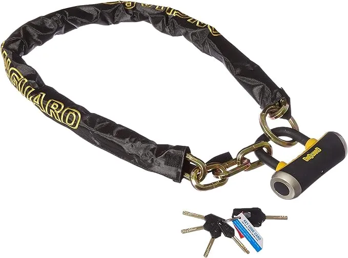 Onguard Mastiff 8019 LP Bike Chain Lock Sold Secure Gold