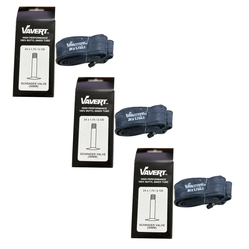 Contrast 24x1.75-1.9" Schrader Bike Inner Tube