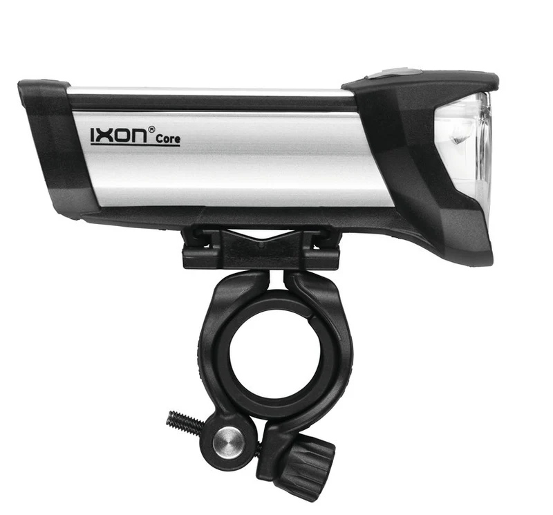 Busch & Müller LED-Batteriescheinwerfer b&m Ixon Core silber bis 50 Lux