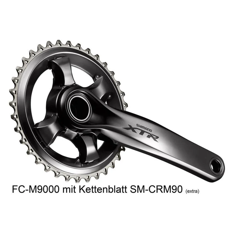 Shimano Kurbelgarnitur XTR 170 Eng.Q O.Kbl