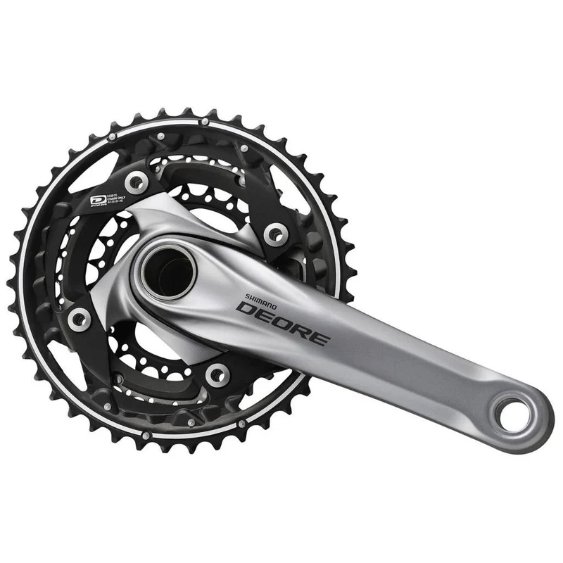Shimano Kurbelgarnitur Deore 175 42-32-24 Silber