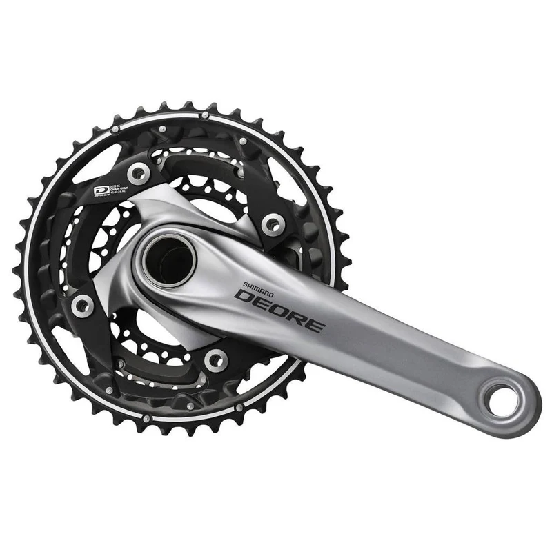 Shimano Kurbelgarnitur Deore 170 42-32-24 Silber