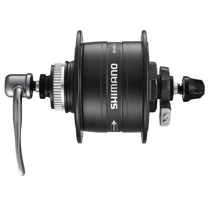 Shimano Nabendynamo 3D37 36L Center-Lock Qr Sch