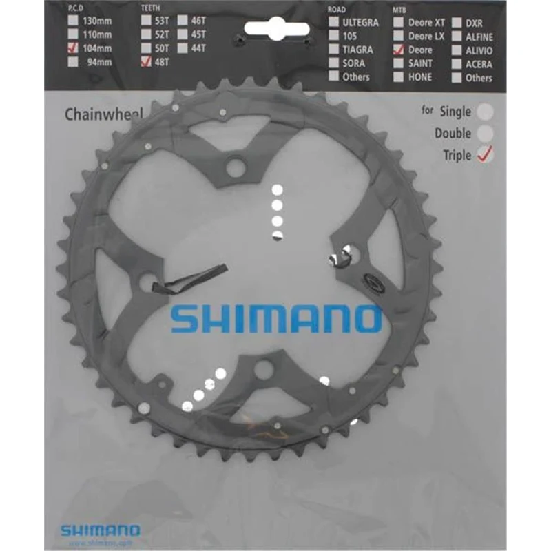 Shimano Kettenblatt 48Z Fc-M590 Gray