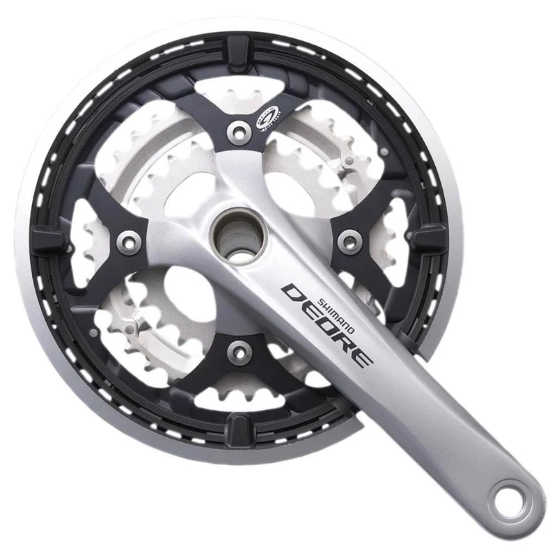 Shimano Kurbelgarnitur Deore 175 48-36-26 Silber