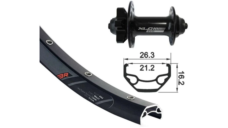 Vorderrad 27,5 XLC/Rodi Black