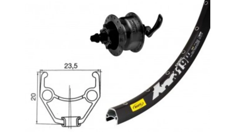 Mavic Vorderrad 26 Zoll XM319 Disc