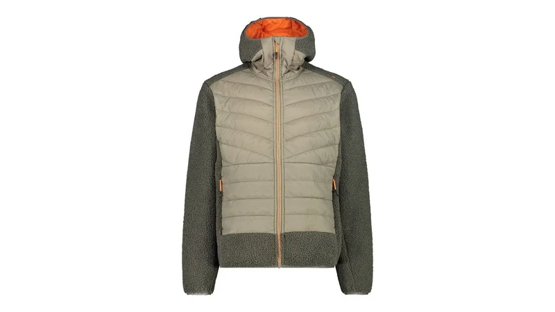 CMP MAN JACKET HYBRID FIX HOOD